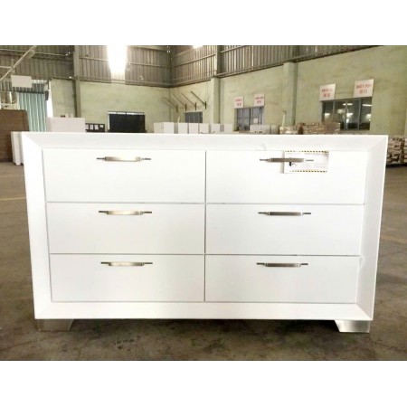 White Winter : Trọn Bộ Tủ Trang Điểm Trắng + Gương